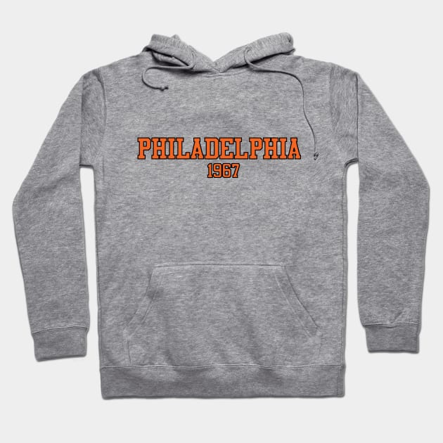 Philadelphia 1967 Hoodie by GloopTrekker